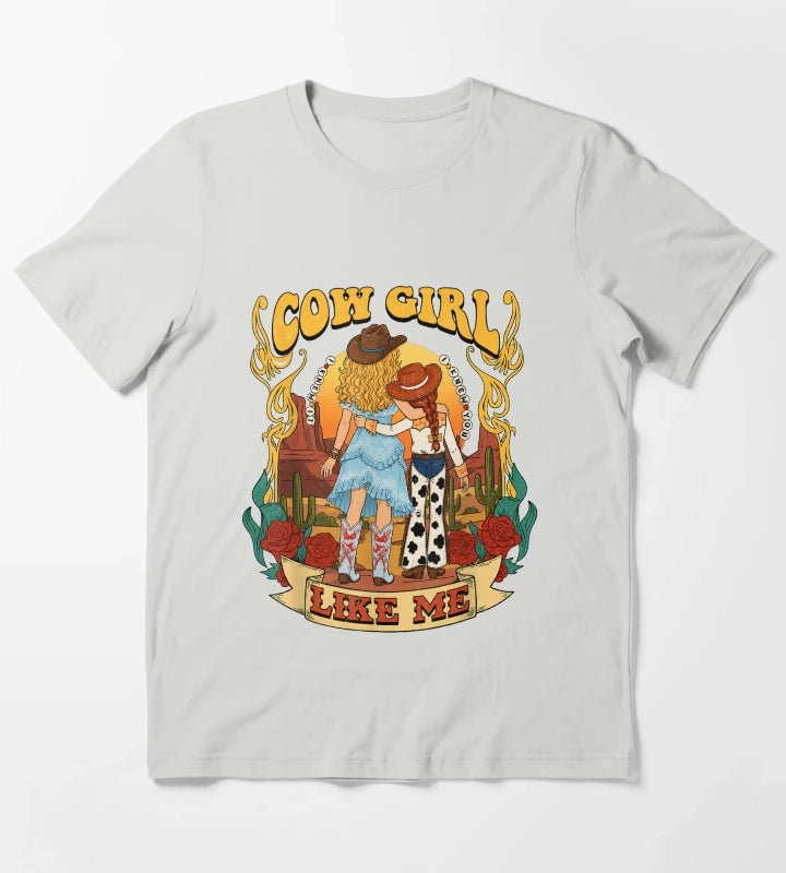 Cowgirl Like Me I Knew It I Knew You T-Shirt Light Grey