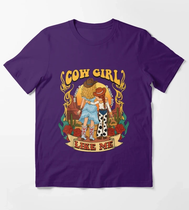 Cowgirl Like Me I Knew It I Knew You T-Shirt Purple