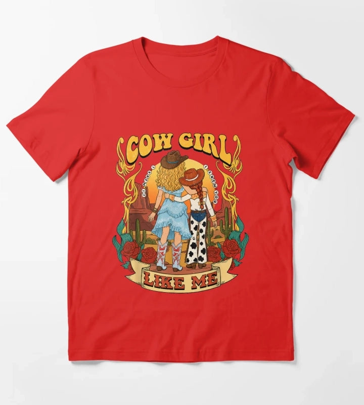 Cowgirl Like Me I Knew It I Knew You T-Shirt Red