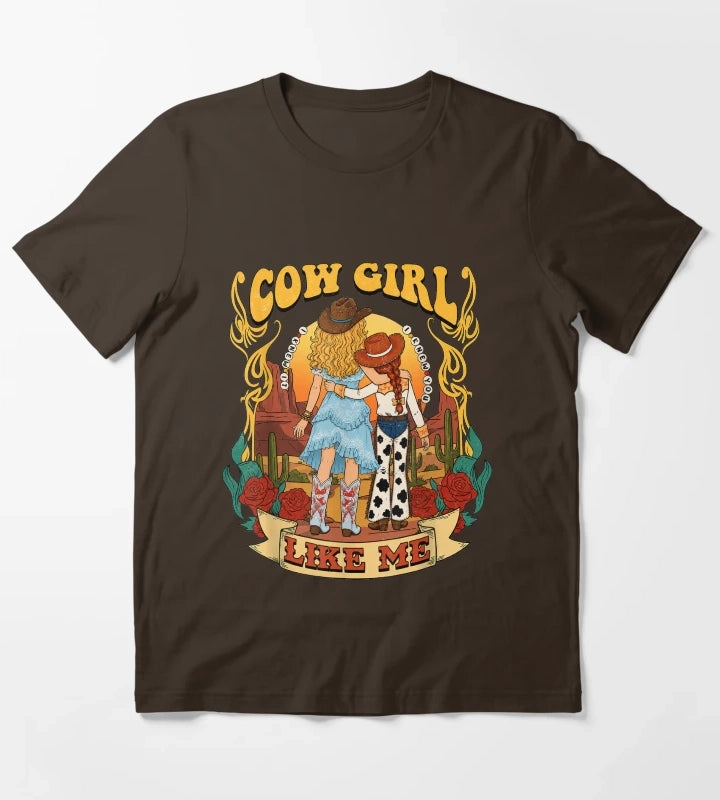 Cowgirl Like Me I Knew It I Knew You T-Shirt Brown