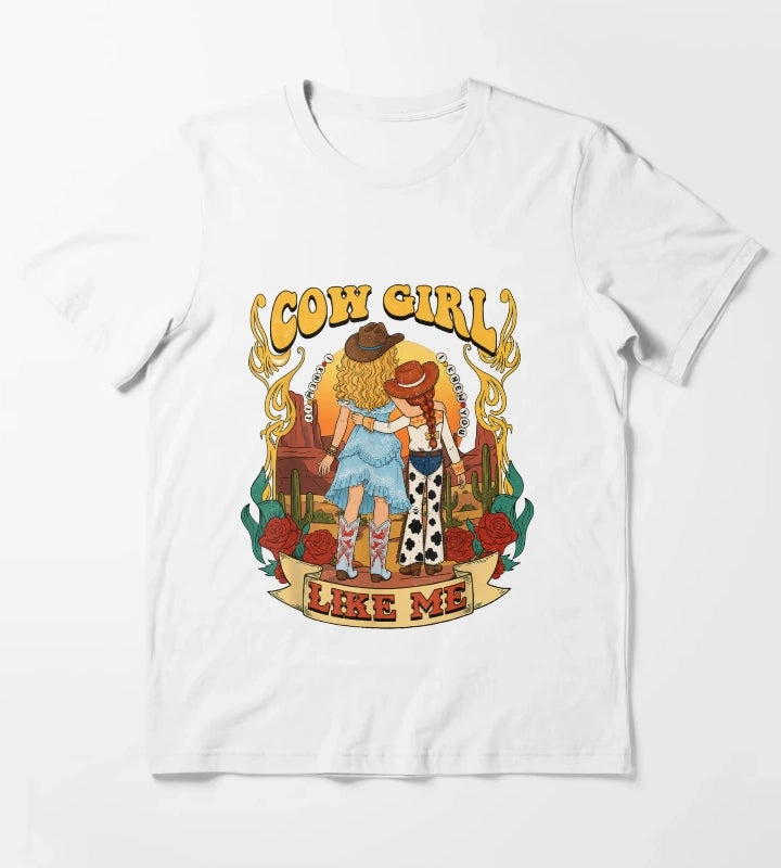 Cowgirl Like Me I Knew It I Knew You T-Shirt White