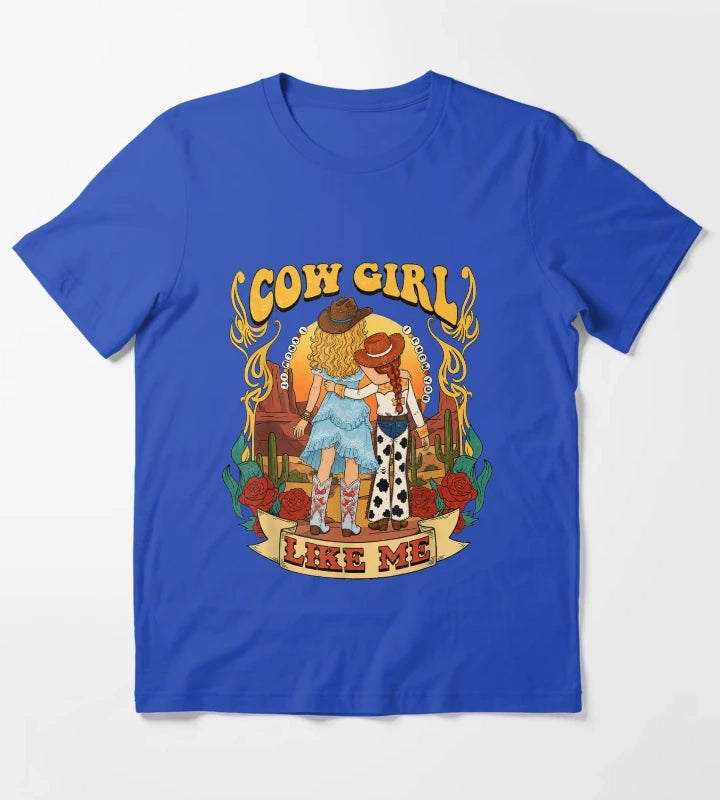 Cowgirl Like Me I Knew It I Knew You T-Shirt Blue