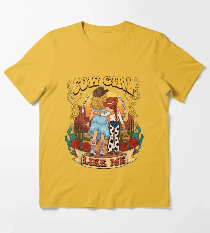 Cowgirl Like Me I Knew It I Knew You T-Shirt Yellow
