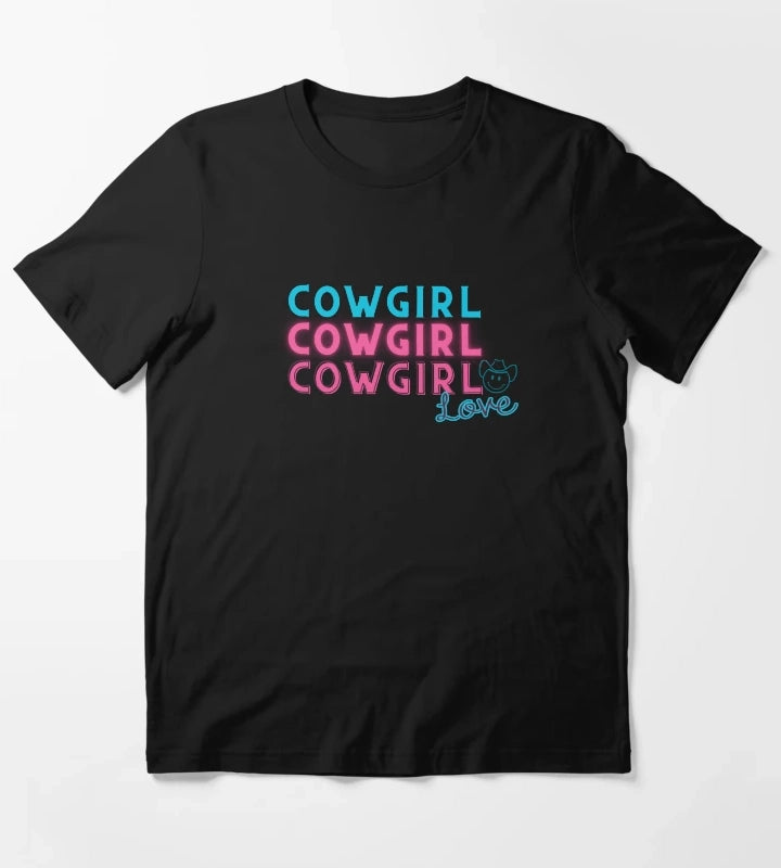 Cowgirl LovePink and Teal T-Shirt