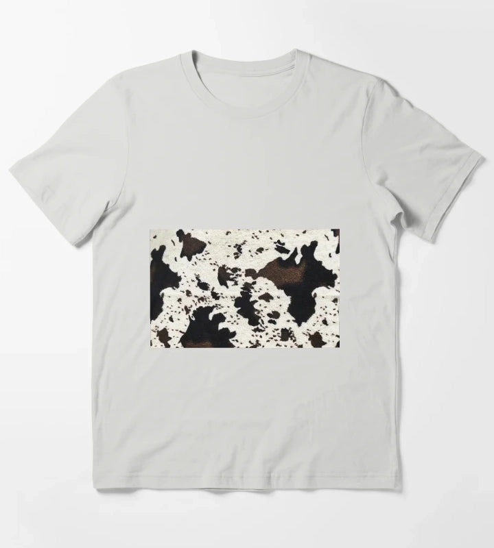 Cowgirl Patchwork T-Shirt Light Grey