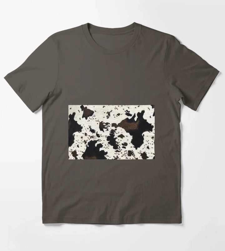 Cowgirl Patchwork T-Shirt Dark Grey