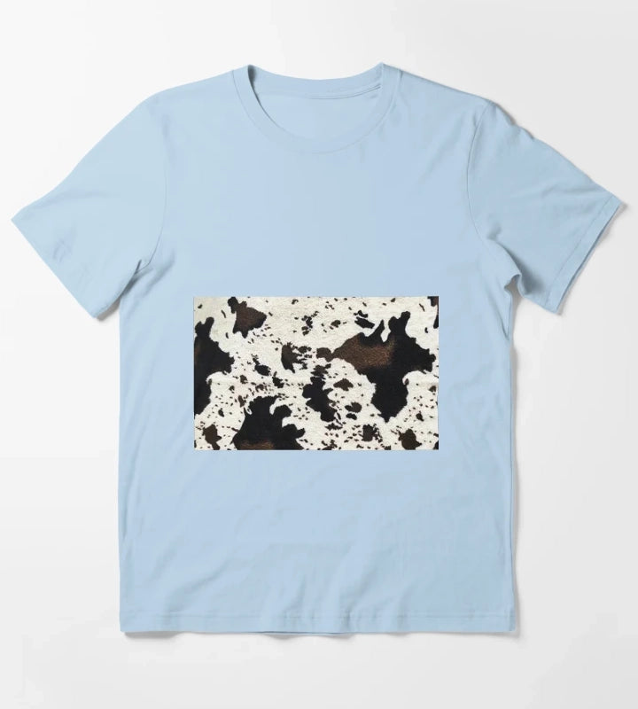 Cowgirl Patchwork T-Shirt Sky Blue