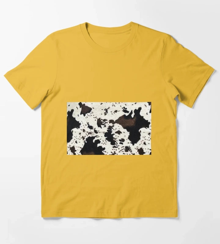 Cowgirl Patchwork T-Shirt Yellow