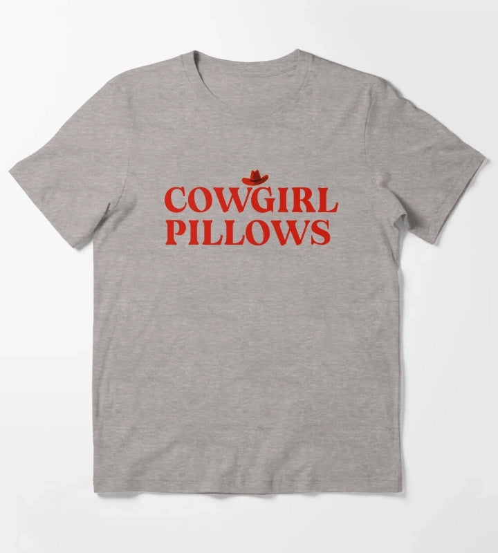 Cowgirl Pillows T-Shirt Heather Grey