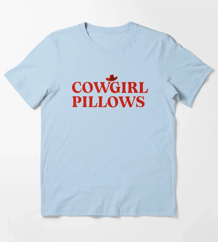 Cowgirl Pillows T-Shirt Sky Blue