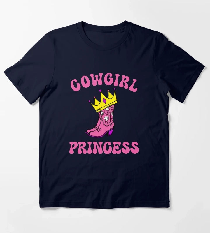 Cowgirl Princess Pink T-Shirt Navy
