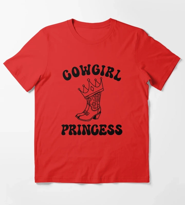 Cowgirl Princess T-Shirt Red