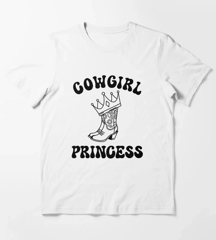 Cowgirl Princess T-Shirt White