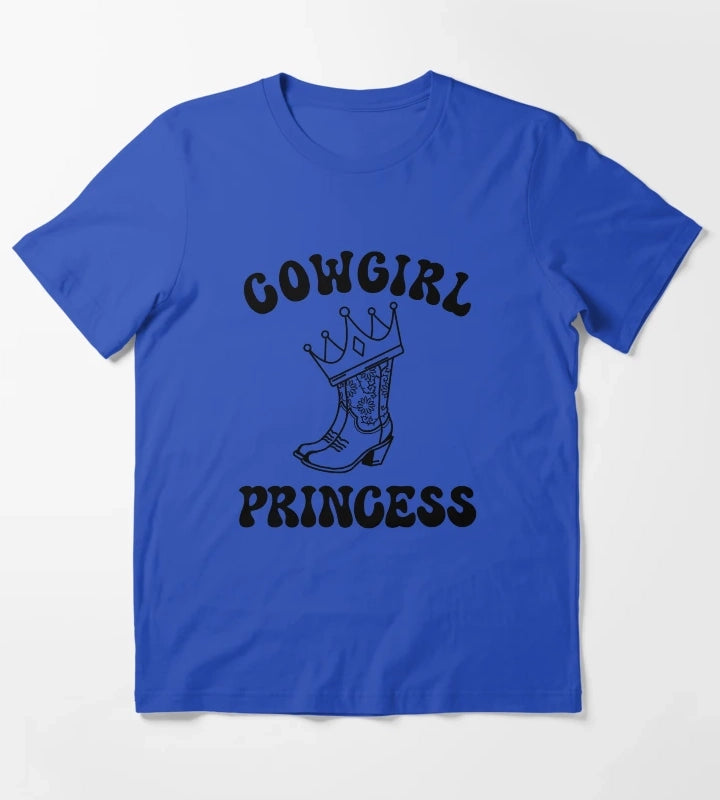 Cowgirl Princess T-Shirt Blue