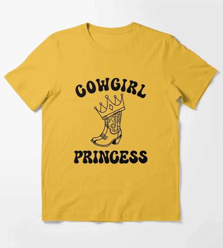 Cowgirl Princess T-Shirt Yellow