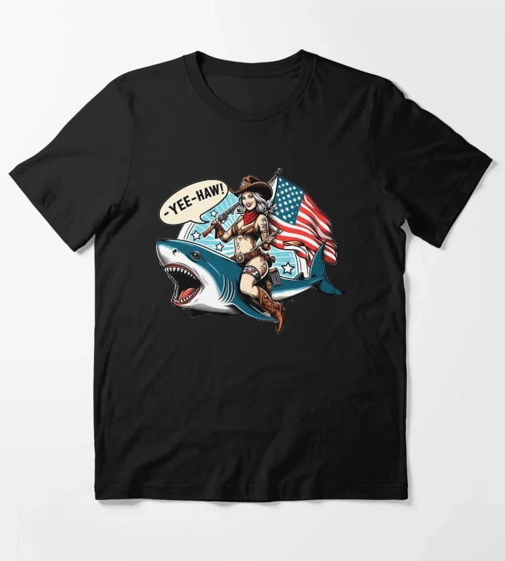 Cowgirl Shark T-Shirt