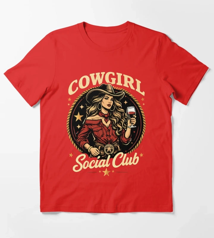 Cowgirl Social Club T-Shirt Red