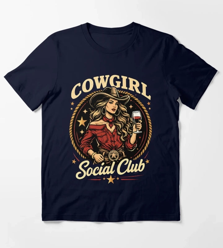 Cowgirl Social Club T-Shirt Navy
