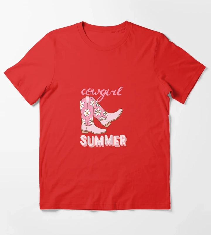 Cowgirl Summer T-Shirt Red