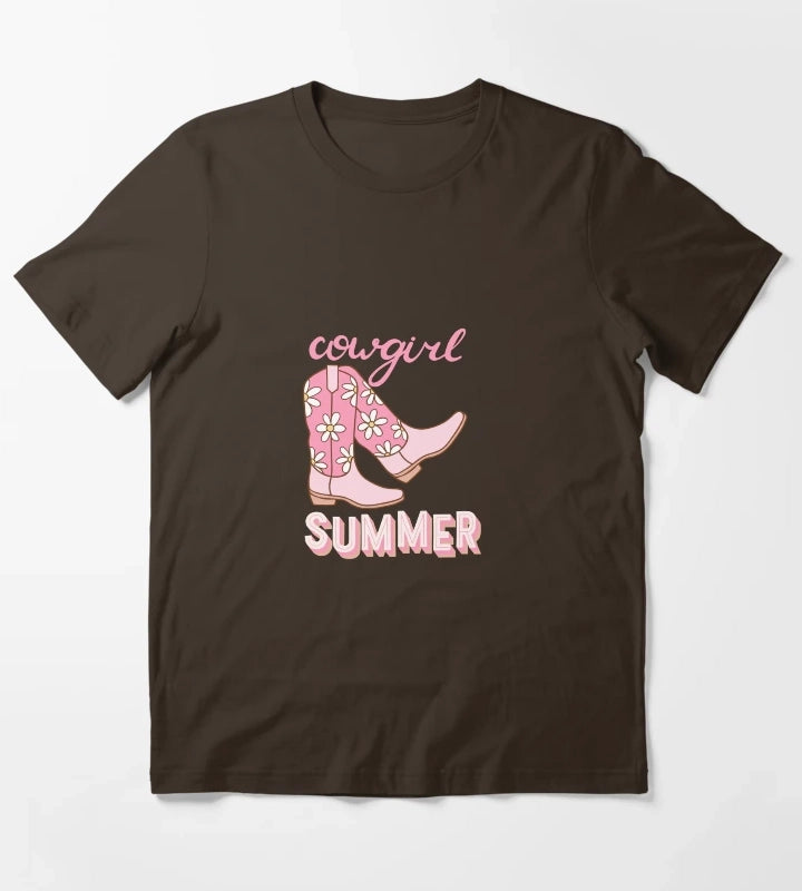 Cowgirl Summer T-Shirt Brown