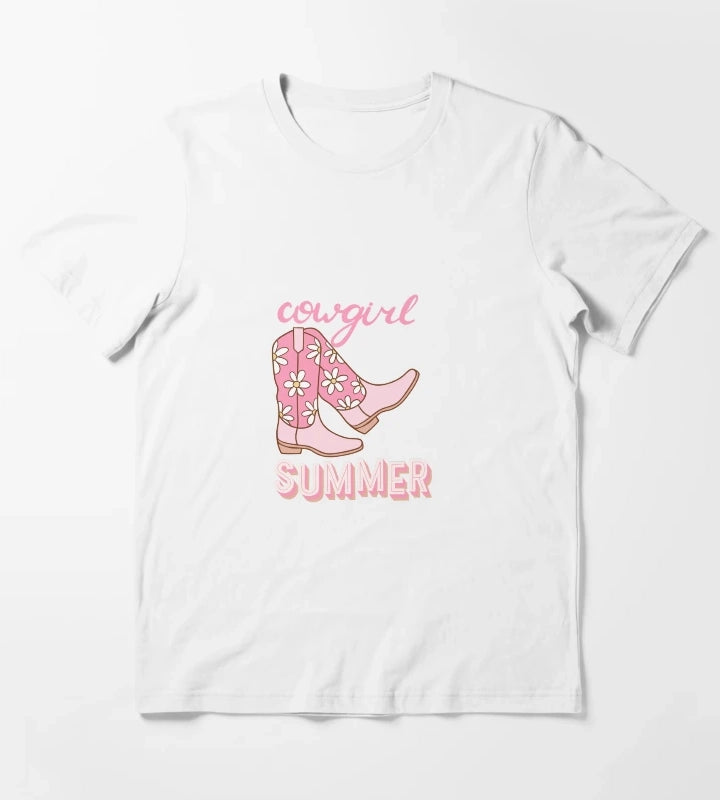 Cowgirl Summer T-Shirt White