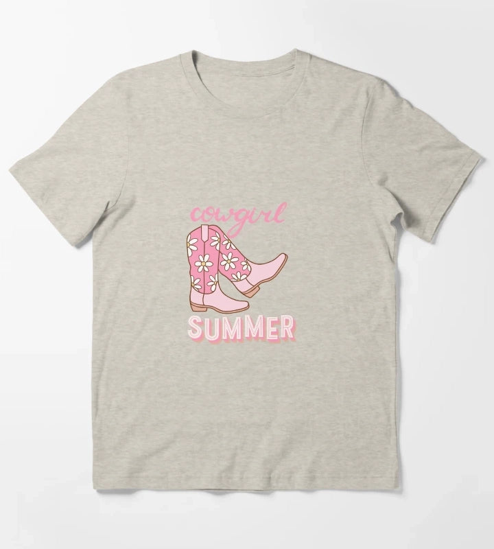 Cowgirl Summer T-Shirt Cream