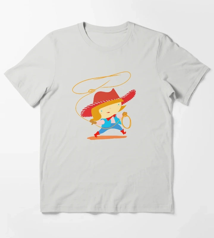 Cowgirl T-Shirt Light Grey