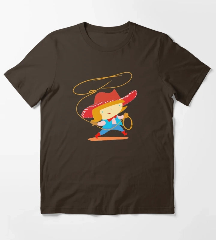 Cowgirl T-Shirt Brown
