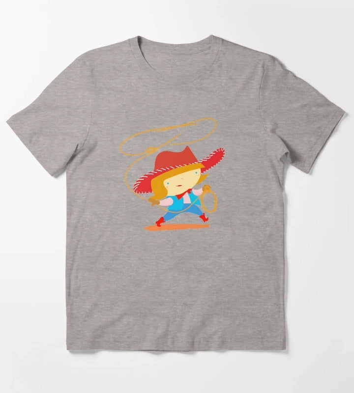 Cowgirl T-Shirt Heather Grey
