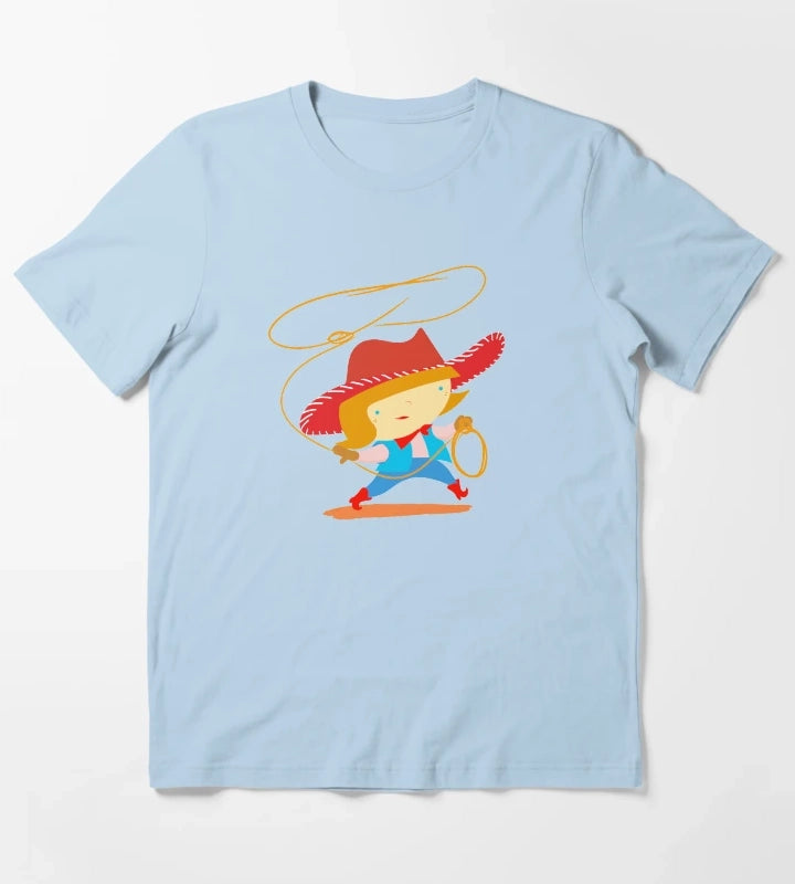 Cowgirl T-Shirt Sky Blue