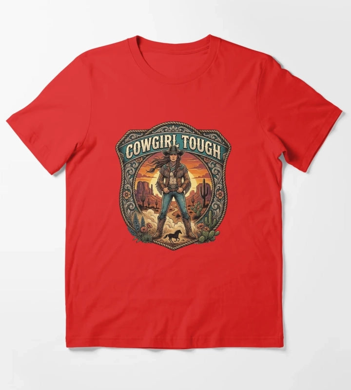 Cowgirl Tough T-Shirt Red