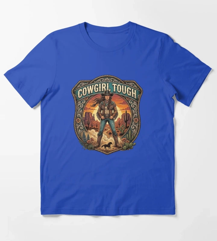 Cowgirl Tough T-Shirt Blue