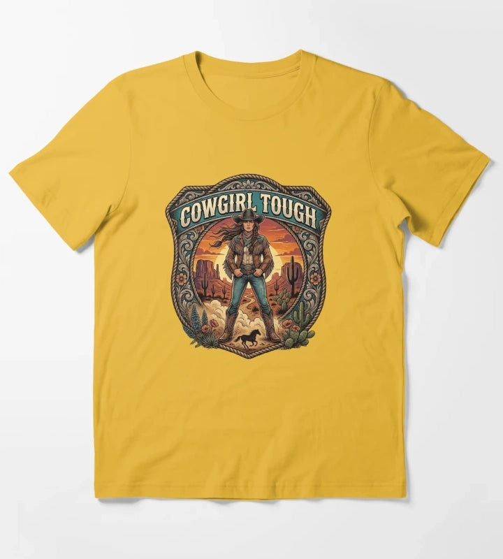 Cowgirl Tough T-Shirt Yellow