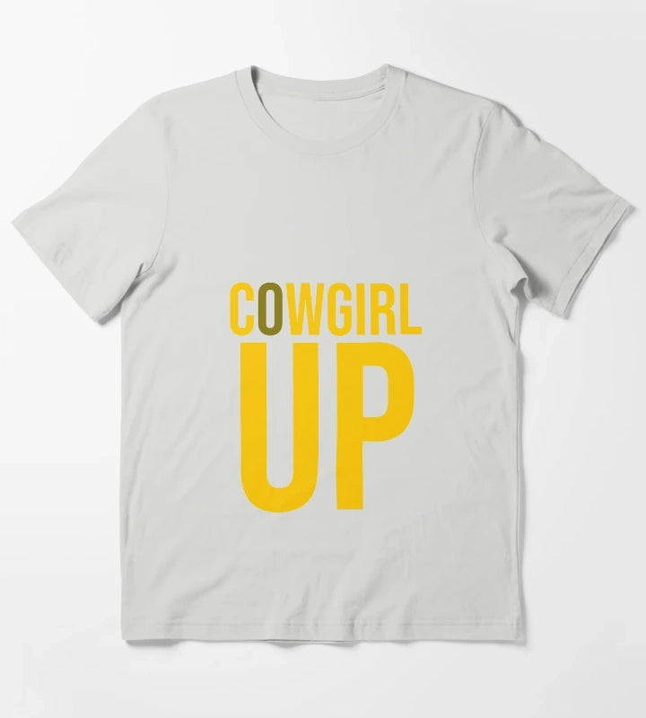 Cowgirl Up T-Shirt Light Grey