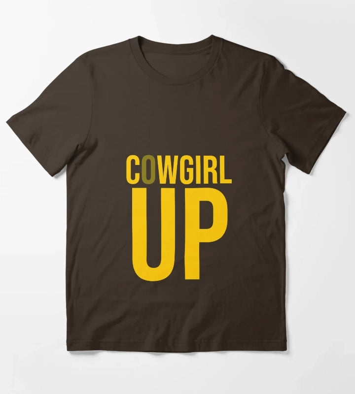 Cowgirl Up T-Shirt Brown