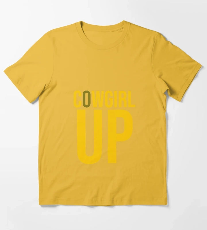 Cowgirl Up T-Shirt Yellow