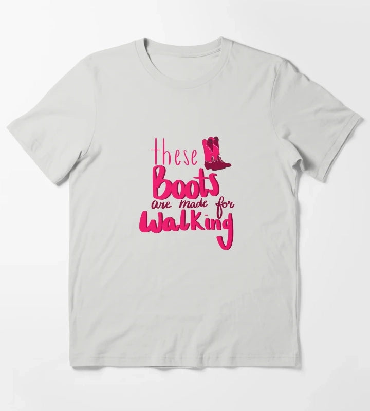 Cowgirl boots quote T-Shirt Light Grey