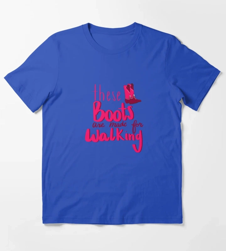 Cowgirl boots quote T-Shirt Blue