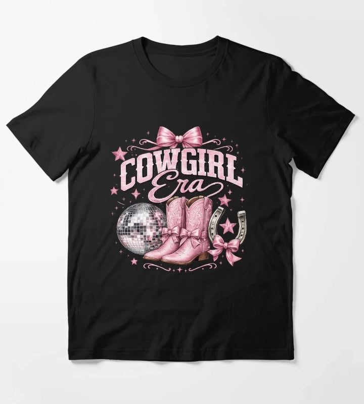 Cowgirl glam with pink sparkle T-Shirt