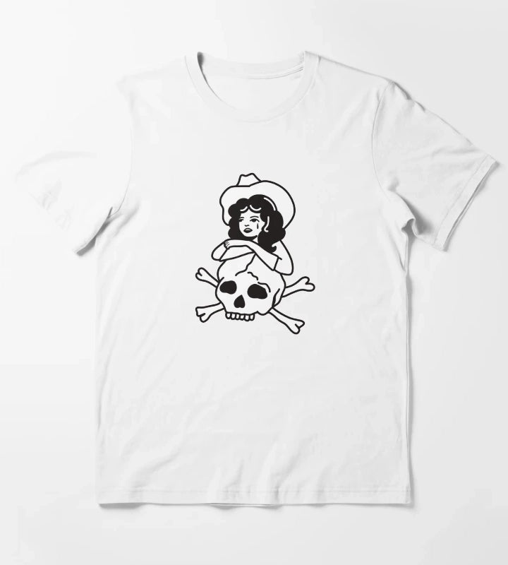 Cowgirl of death T-Shirt White