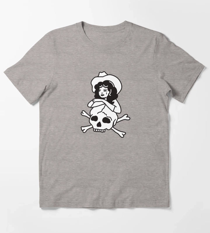 Cowgirl of death T-Shirt Heather Grey