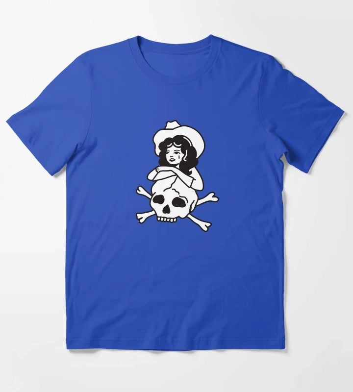Cowgirl of death T-Shirt Blue