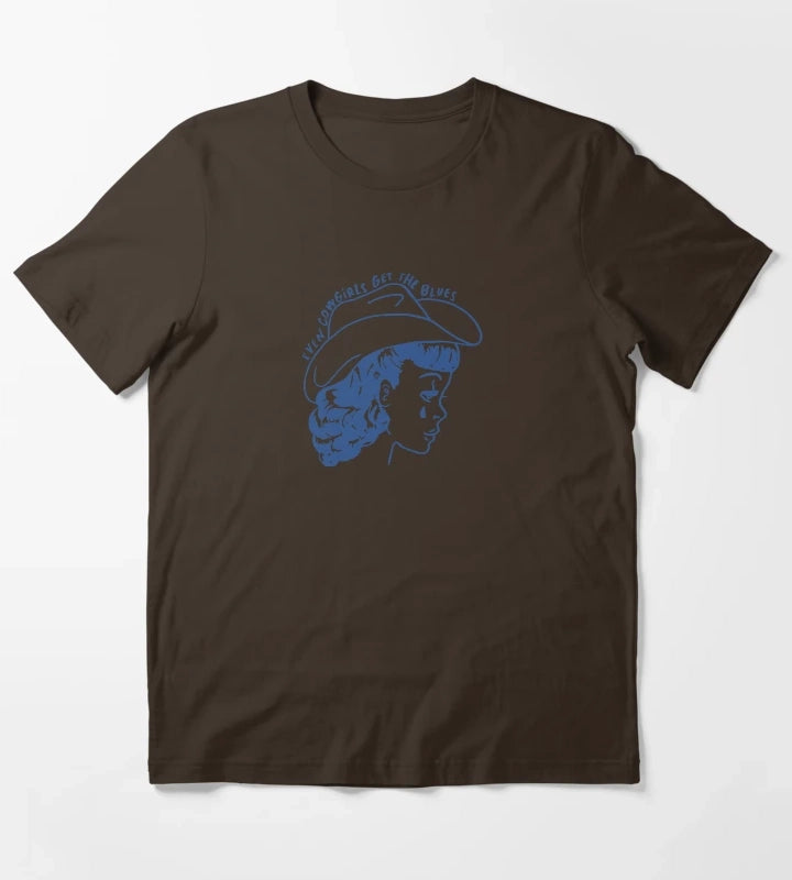 Cowgirls Get The Blues T-Shirt Brown