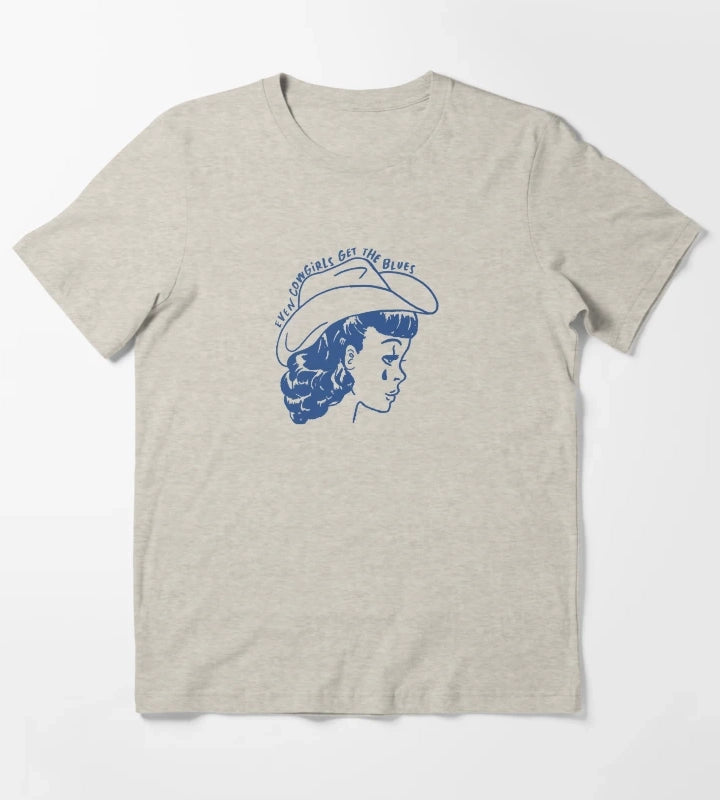 Cowgirls Get The Blues T-Shirt Cream