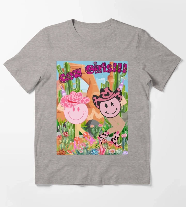 Cowgirls T-Shirt Heather Grey