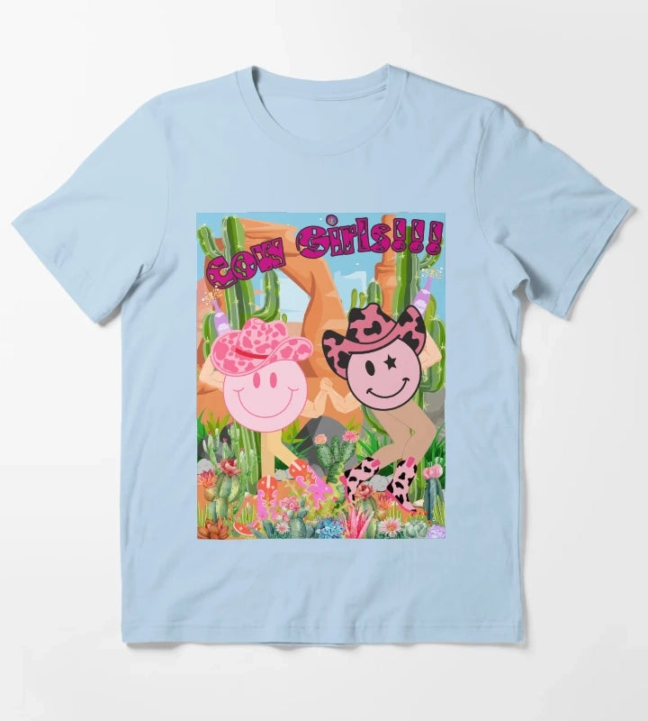 Cowgirls T-Shirt Sky Blue