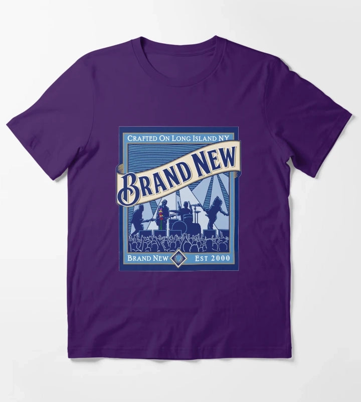 Crafted On Long Island Brand New T-Shirt Purple