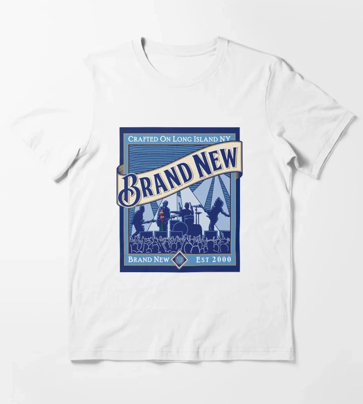 Crafted On Long Island Brand New T-Shirt White