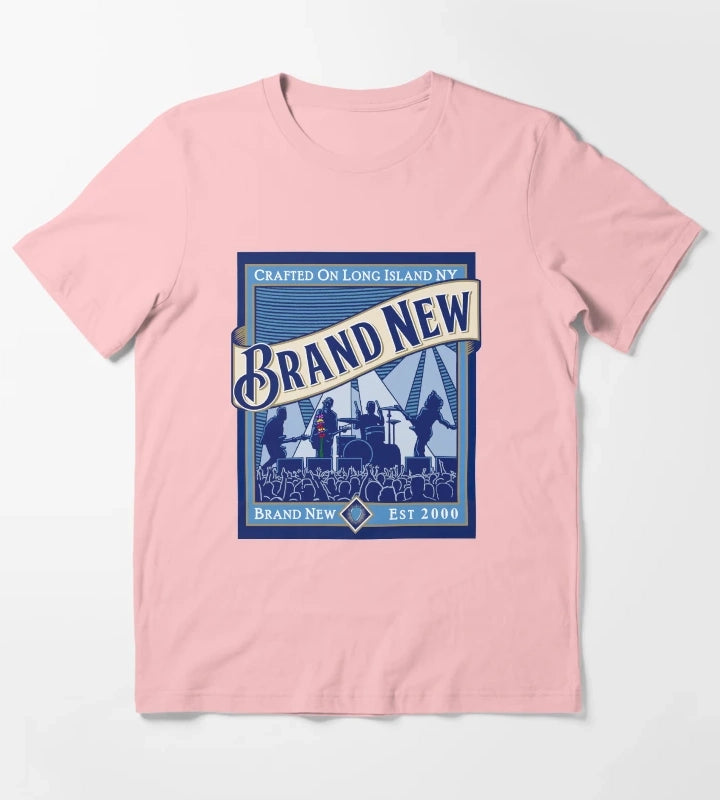 Crafted On Long Island Brand New T-Shirt Dark Grey