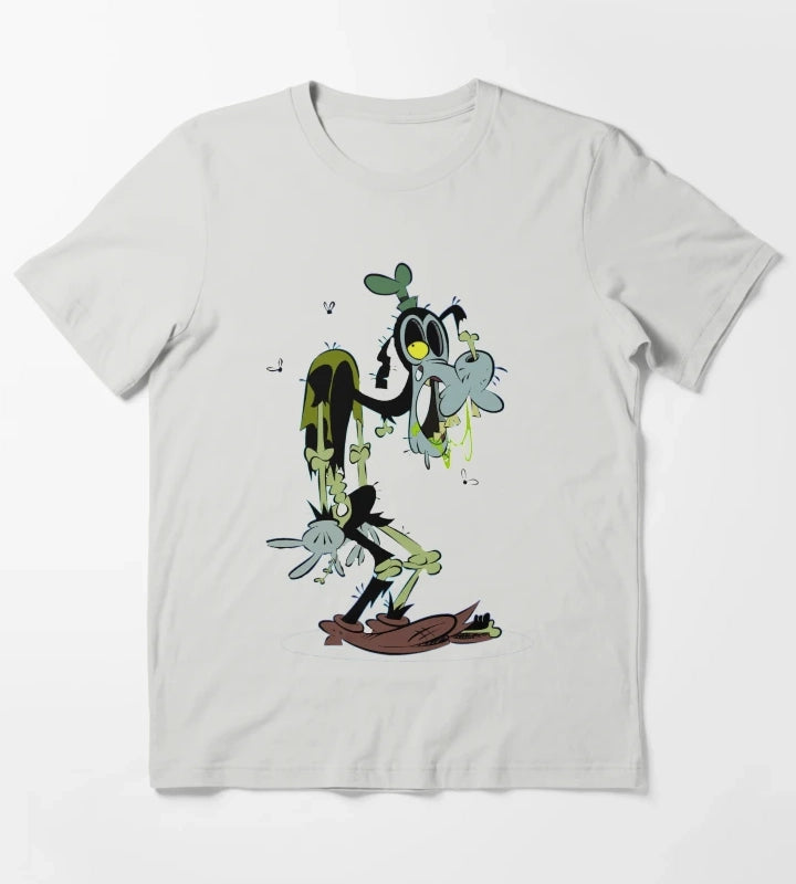 Creepy Halloween T-Shirt Light Grey